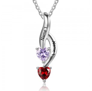 Personalized Birthstone Necklace JEWJONE101874